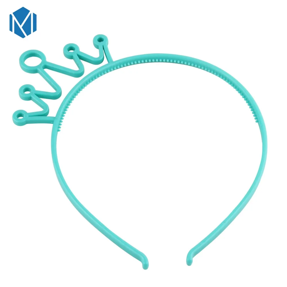 M MISM/детские черные повязки на голову с короной Модные женские для волос девочек