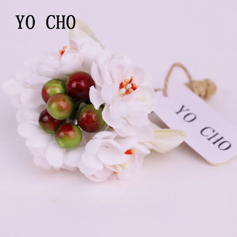 

Креативное свадебное украшение YO CHO, корсажное украшение с брошью, булавка в виде сакуры, вишни, Свадебный булавка для жениха, женское украшение