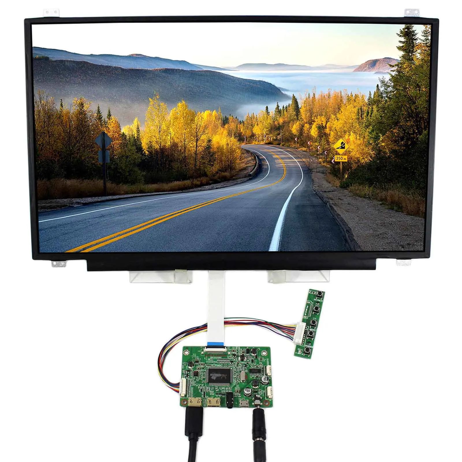 17" N173HCE-E31 LCD Display 17.3inch 1920x1080 Screen+ 2Mini HD MI Controller Board | Replacement Parts
