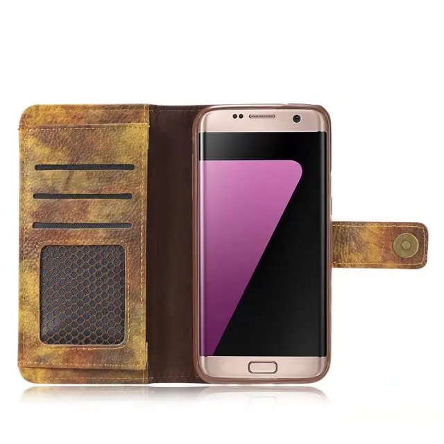 360 Полный Чехол для X Iphone 5 5S Se 6 6s 7 8 samsung Galaxy S8 S9 Plus S7 Edge Note 8 Ретро винтажный кожаный бумажник откидная крышка