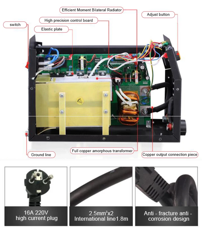 Новинка 2021 сварочный аппарат JUBA IGBT портативный инвертор MMA ARC ZX7 200 СВЕТОДИОДНЫЙ