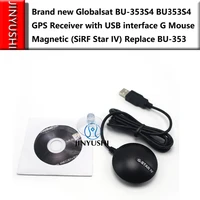 1pcs globalsat bu 353s4 bu353s4 cable usb gps receiver with usb interface g mouse magnetic sirf star iv replace bu 353