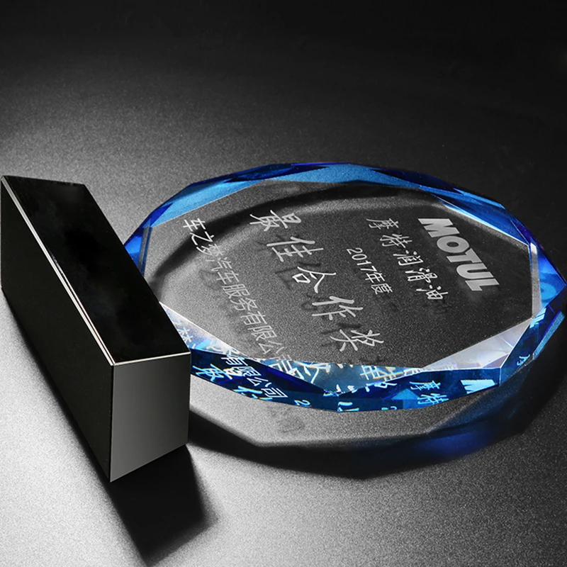 CTGF0090 Новый стиль индивидуальные творческие синий медаль почетный авторизации