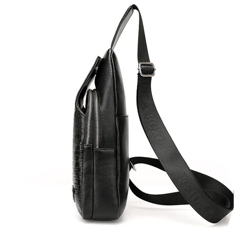 Полумесяц нагрудная сумка новый кошелек с крокодиловым узором Мужская модная