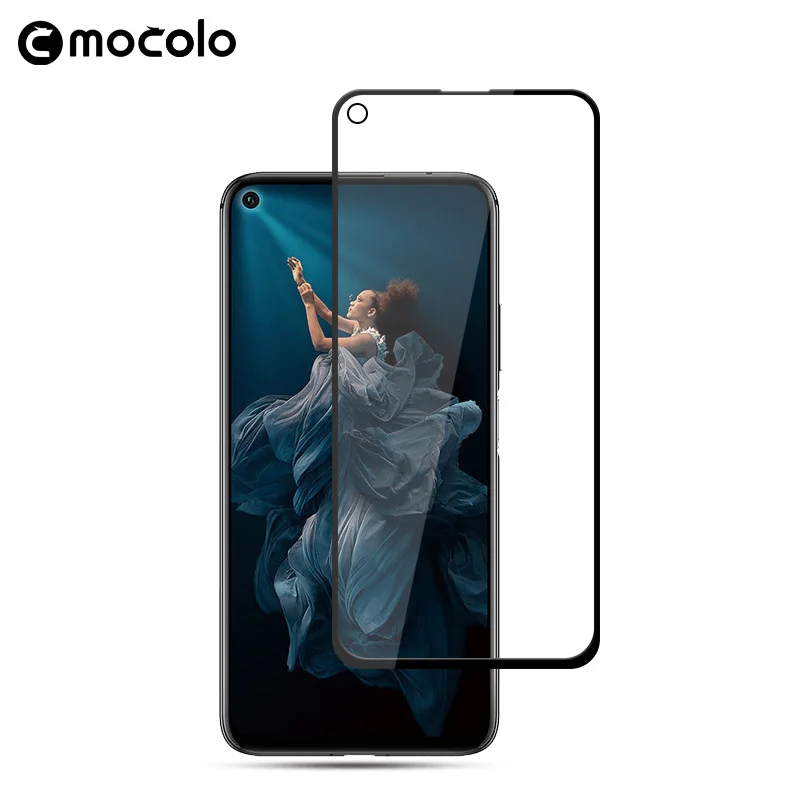 Mocolo 2.5D 9 H полное покрытие из закаленного защитное стекло пленка на для нуавей хонор 20S 20 лайт про Huawei Honor 20S 20 Lite Pro хонор20 хонор20s 20лайт 20про 64/128/256 ГБ Global - Цвет: Black