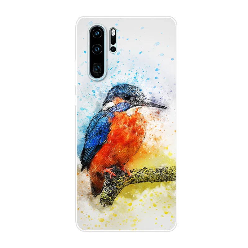 Мультяшный чехол для huawei P30 Pro силиконовый чехол ТПУ задняя крышка чехол для телефона для huawei P30 Pro VOG-L29 ELE-L29 P 30 Lite мягкий чехол - Цвет: 1