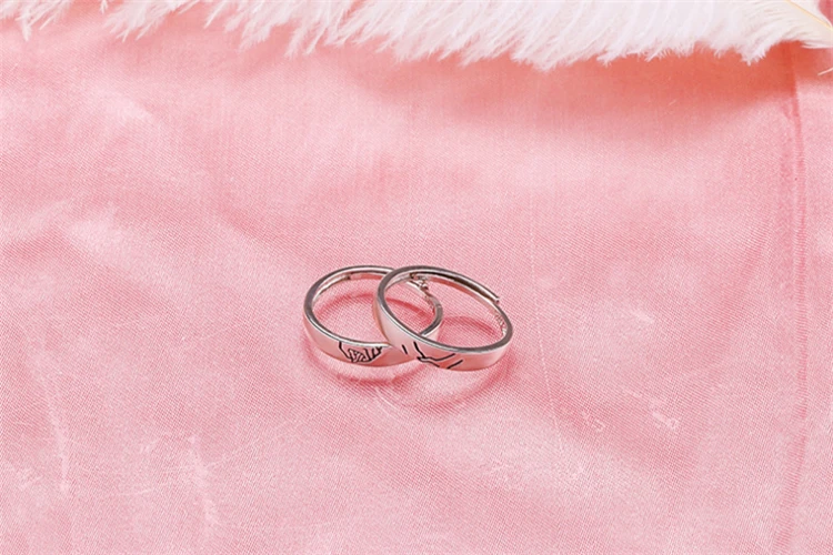 Новое поступление, Anillos Anel Masculino, 925 пробы, пара колец для пар, удерживайте руку, открытые кольца для влюбленных, ювелирные изделия, подарок