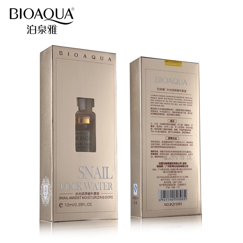 BIOAQUA Marca фачча La Кура делла Pelle Lumaca слизисто Essenza Siero Idratante Ascensore Rassodante Antirughe анти