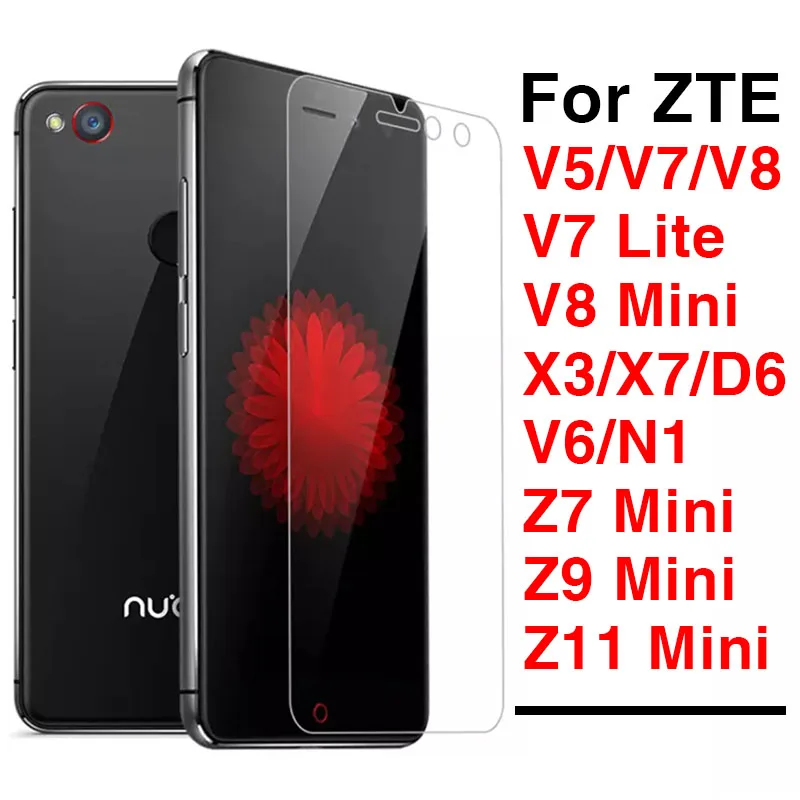 Стекло для Zte Nubia N1 Z7 Z9 Z11 Mini Blade V5 V7 Lite V8 X3 X7 D6 V6 Закаленное стекло Защитная пленка