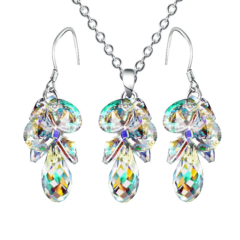 Набор украшений для женщин модный многослойный набор с каплями воды|Ювелирные