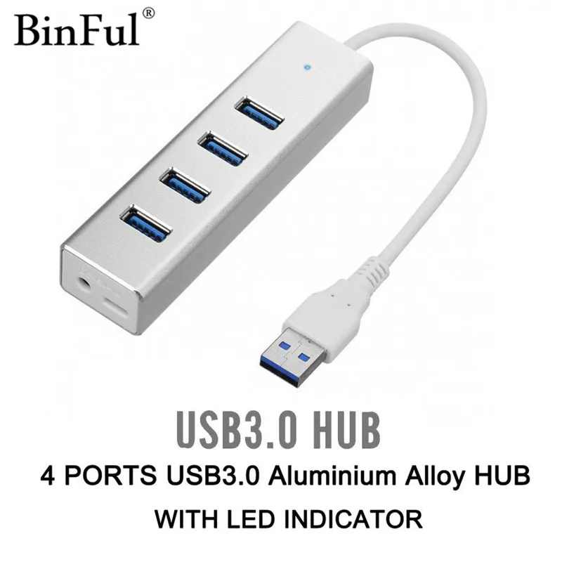 USB концентратор BinFul с 4 портами 3 0 5 Гбит/с|4 port usb 3.0|hub splitterusb hub |
