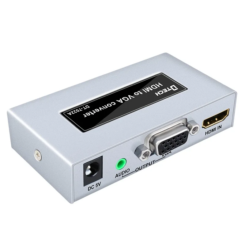 DT 7022A HDMI в VGA конвертер HD с аудио VGATOHDMI конвертер| |