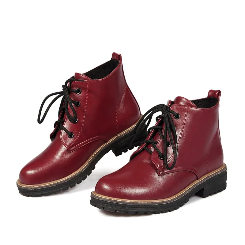 Новые Красивые Удобные дамы женские туфли осенние ботильоны сапоги на платформе