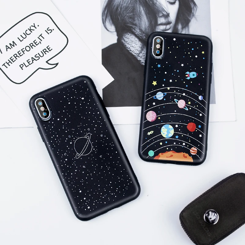 Чехол Planet для iPhone 7 мягкий матовый чехол из ТПУ 8 Plus X 5 5S SE 6S 6 XR Xs Max XS Capa Coques |