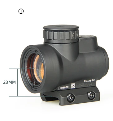 MRO red dot scope PPT тактическая оптика MRO стиль 2.5MOA воздействие красная точка прицел красная пленка водонепроницаемый страйкбол Охота винтовка крепление PP2-0105 - Цвет: MRO red dot scope