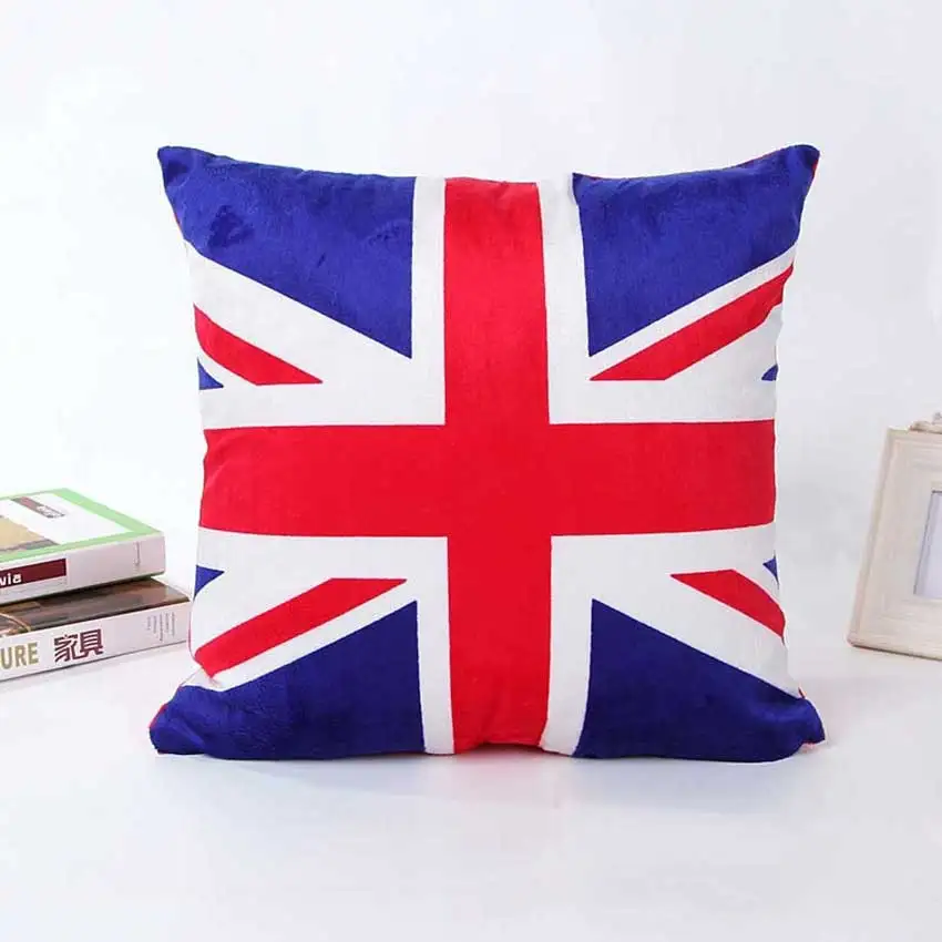 

45x45cm Hot Sale Cotton Linen England national flag Pillow Case NB001