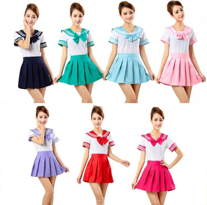 

Sailor Suit Cosplay Costumes Student School Uniforms Multiple Colors Cosplay Costumes Halloween Carnival Party Women Cosplay