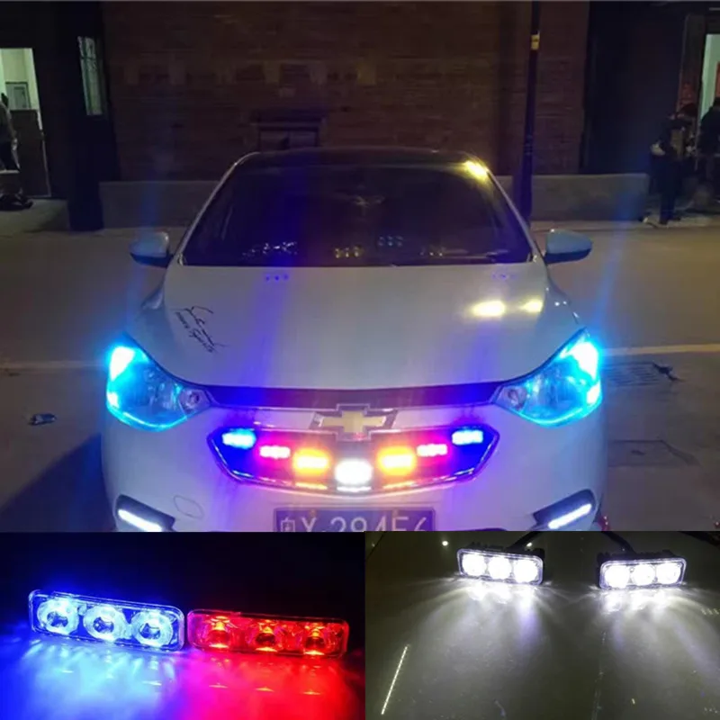 Автомобильный Стайлинг 3X2 светодиодный DRL с Радиочастотный пульт дистанционного
