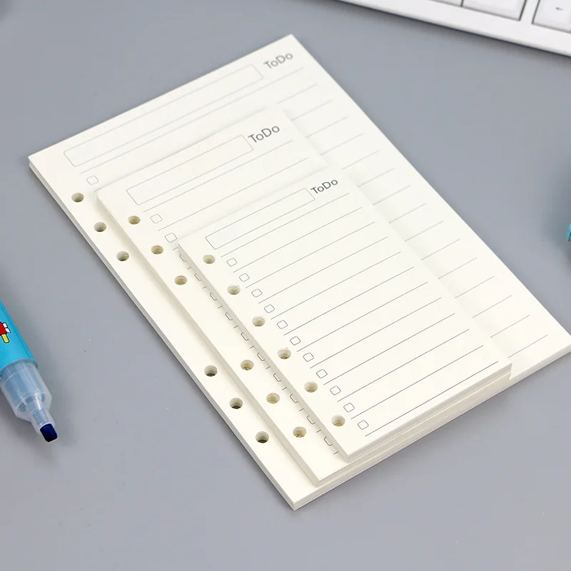 Блокнот А7/А6/А5 однотонный 45 листов|loose-leaf notebook|white notebooknotebook white |