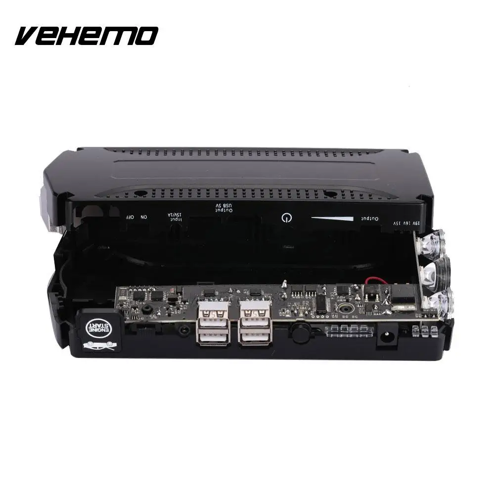 Vehemo 4USB Car Jump Starter Kit Battery Charger DIY Power without battery | Автомобили и мотоциклы