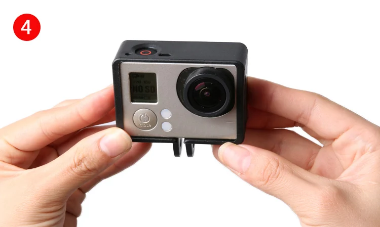 Для GoPro аксессуары GoPro Hero 4 3+ 3 защитная рамка чехол для видеокамеры корпус чехол для Go Pro Hero4 3+ 3 Экшн-камеры