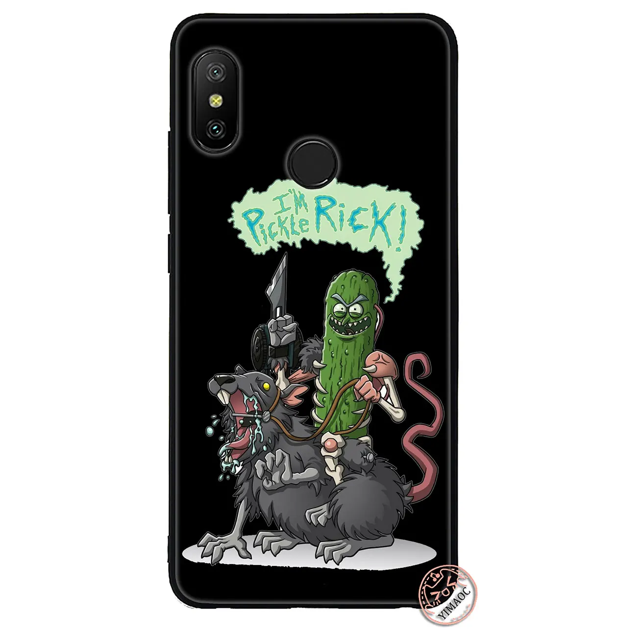 2 YIMAOC Рик и Морти Мягкий силиконовый чехол для телефона для Xiao mi Red mi K20 Pro 6A 7A Note 8 7 5 6 Pro mi черный ТПУ чехол - Цвет: 2
