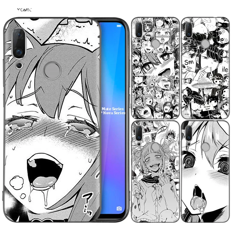 Силиконовый чехол для huawei P30 P20 P10 P9 mate 20 10 Lite Pro Nova 3i 4e 3E P Smart Plus аниме девушка мультфильм Япония