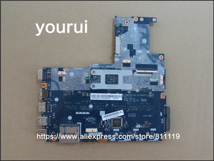 Материнская плата yourui для Lenovo B50 30 ZIWB0/B1/E0 LA B102P SR1SJ N2815 DDR3L 100% полностью