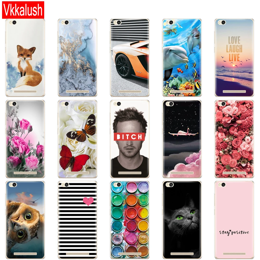Case For Xiaomi Redmi 3 case Colorful painting Transparent Silicon TPU cute Soft Phone Cases Cover xiaomi | Мобильные телефоны и
