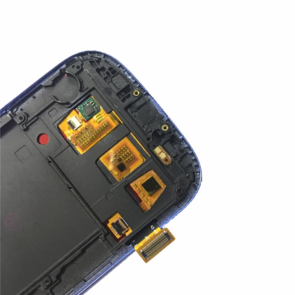 Для Samsung Galaxy S III S3 i9300 ЖК-дисплей сенсорный экран дигитайзер с рамкой Замена для LCD |