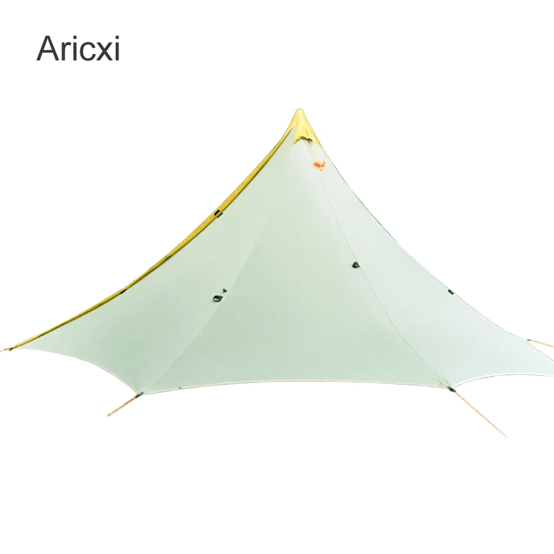 ARICXI Ultralight Открытый Кемпинг вигвама 20D Silnylon Пирамида палатка 1 2 человек большая
