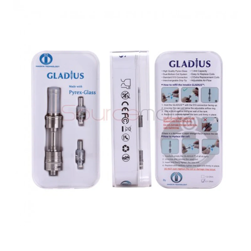 Оригинальный Innokin Gladius распылитель 1 4 мл контроль воздушного потока Pyrex