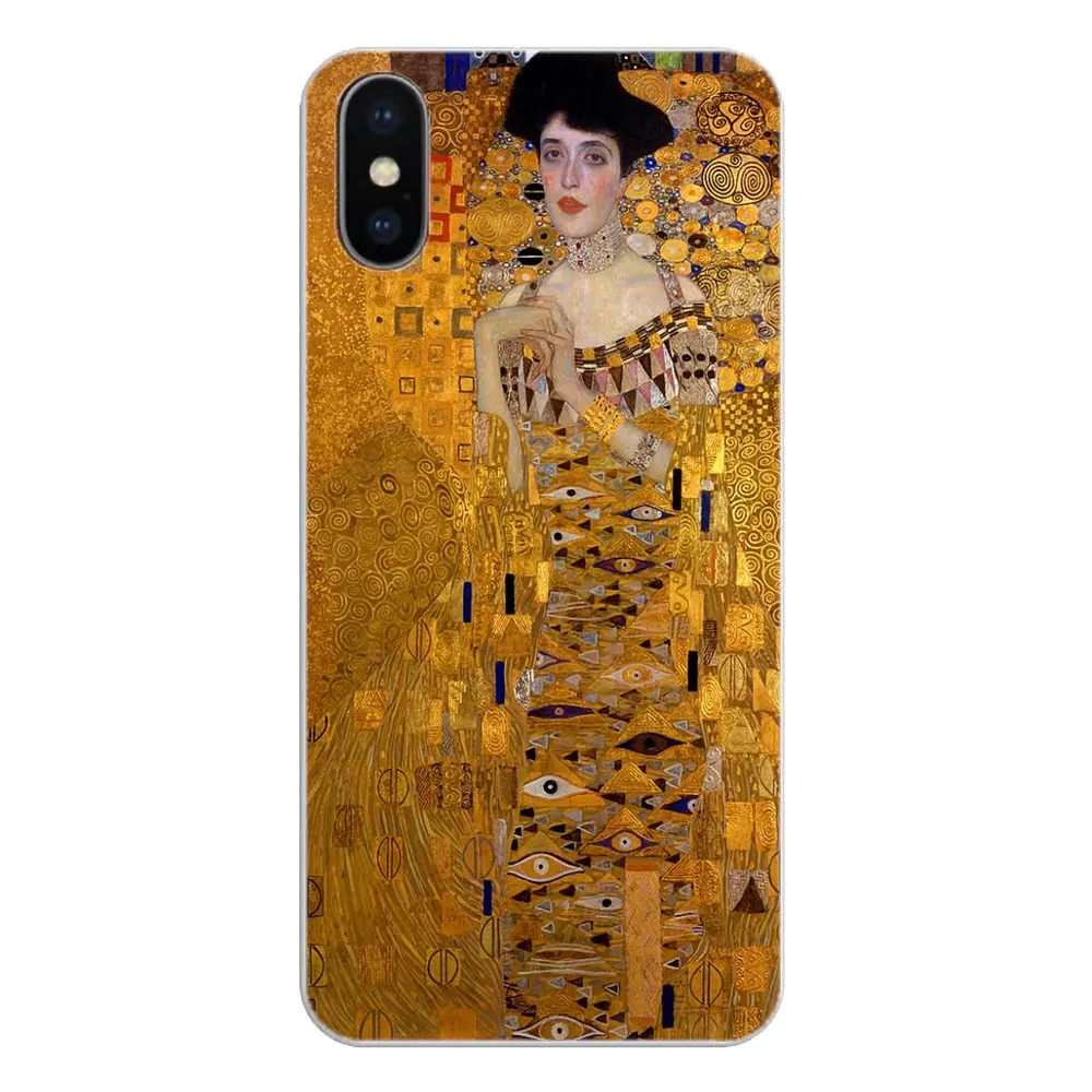 Soft Shell Cases Kiss by Gustav Klimt gold tears oil painting For Samsung Galaxy A5 A6 A7 A8 A9 J4 J5 J7 J8 2017 2018 Plus Prime |