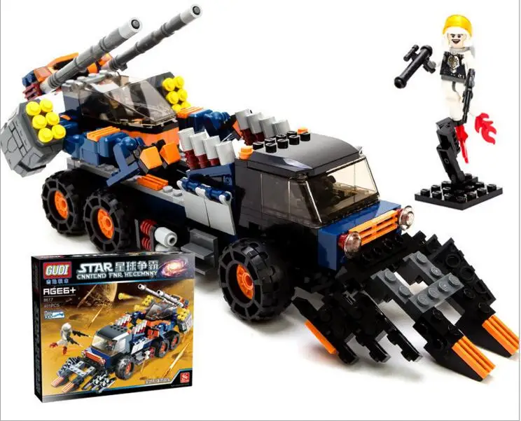 GUDI модели Здание игрушка Совместимость с LEGO Лего Legos Конструктор G8617 401 блок Блоки