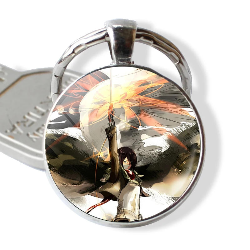 Брелок для ключей из аниме атака на Титанов|attack on titan keychain|keychain keyringkey holder |