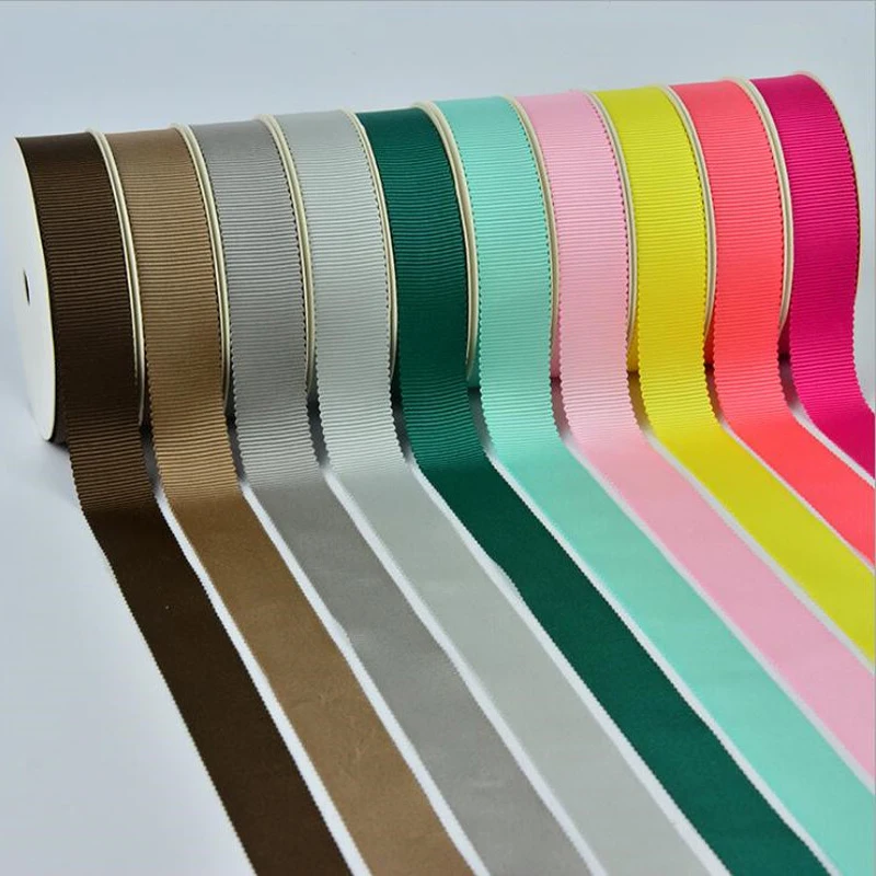 10046 6 9 13 16 25 38mm New double ribbon 50 yards DIY hair accessories bow gift packaging handmade materials chinstrap | Дом и сад