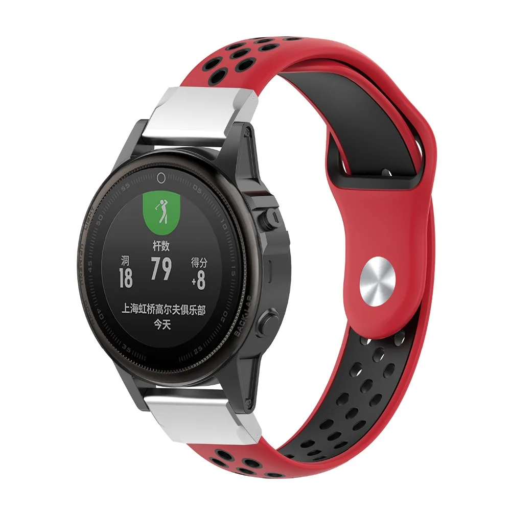 20 мм силиконовый браслет для Garmin Fenix 5S сменный ремешок для часов Garmin Fenix 6S ремешок для часов Garmin