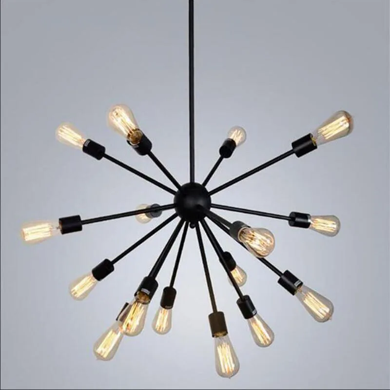 Современная Скандинавская Ретро Подвесная лампа Эдисона осветительные приборы