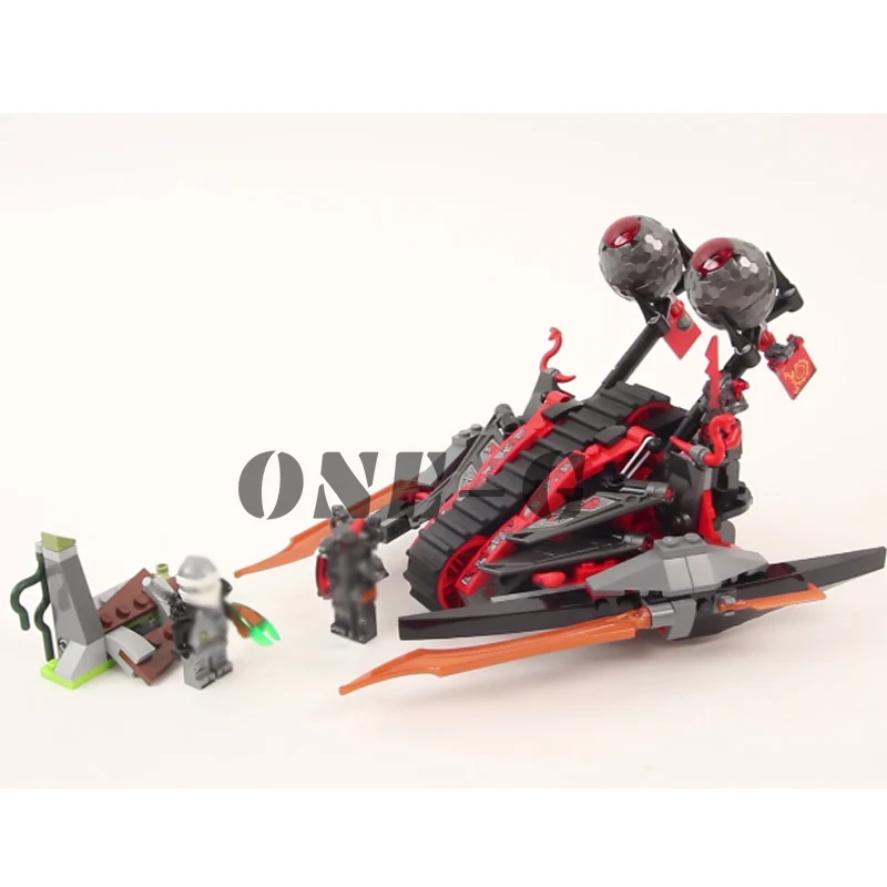 Совместимые legoinglys ninjago 70624 строительные блоки 06044 343 шт кирпичи Vermillion Invade Фигурки