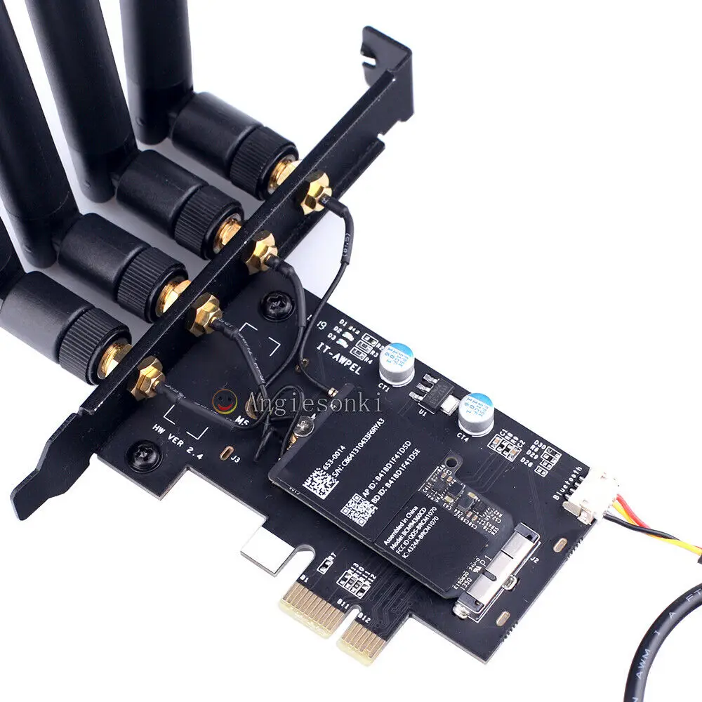 Настольный адаптер BCM94360 802.11AC WiFi и Bluetooth 4 0 PCI E 1X Hackintosh Mac OS | Компьютеры офис