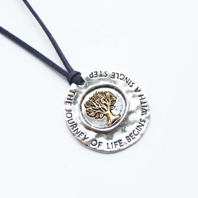

WHOLESALE Silver Color tree of life life tree pendant necklace lady vintage Zinc Alloy Necklace HJXL1015