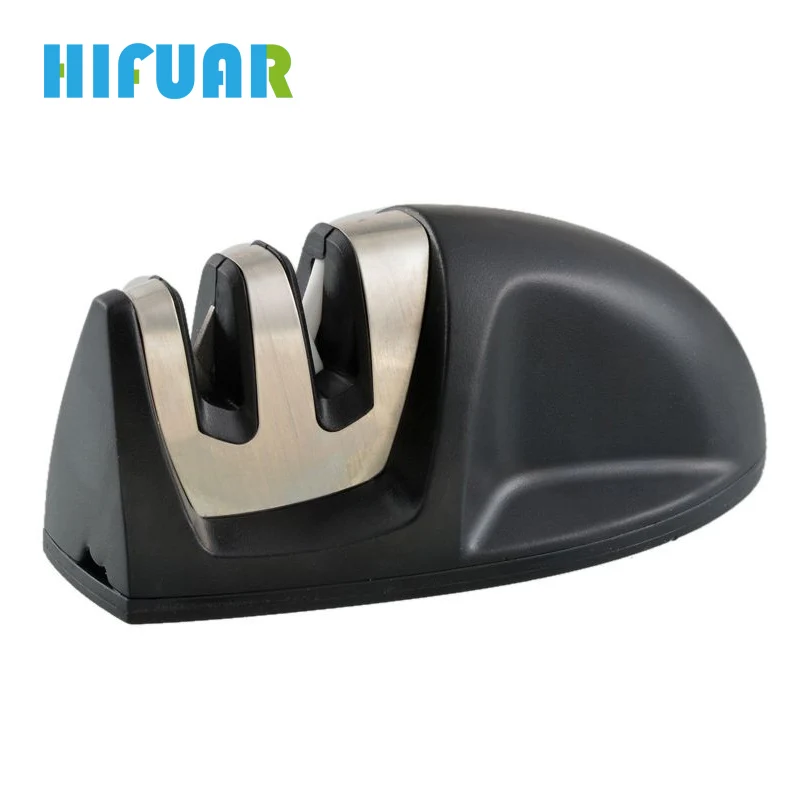 Hifuar 1 шт. точилка для ножей Черная кухонная мини-точилка для ножей многофункциональные Точилки бытовая точилка для ножей кухонные инструменты