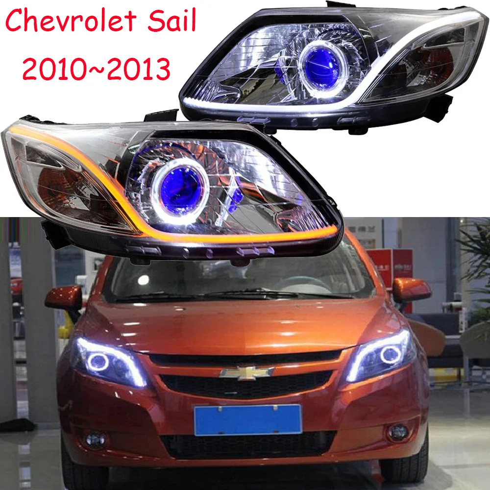 Передняя фара с ангельскими глазами для CHEVROLET SAIL s передсветильник 2010 2012 2013/2015 2016