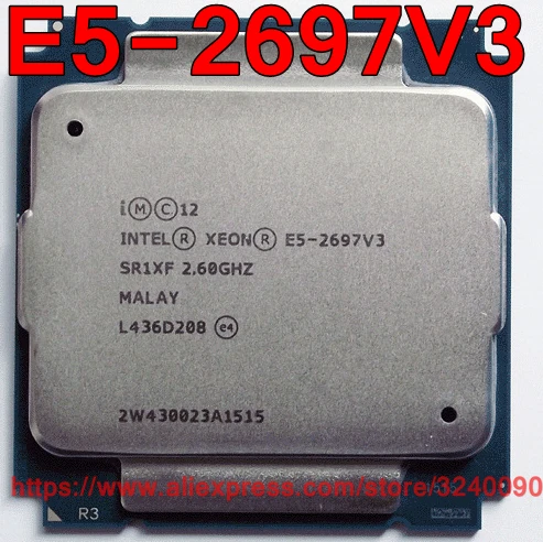 Процессор Intel ЦП Xeon E5-2697V3 2 60 ГГц 14 ядер 35 Мб LGA2011-3 E5-2697 V3 E5 2697V3 | Компьютеры и офис