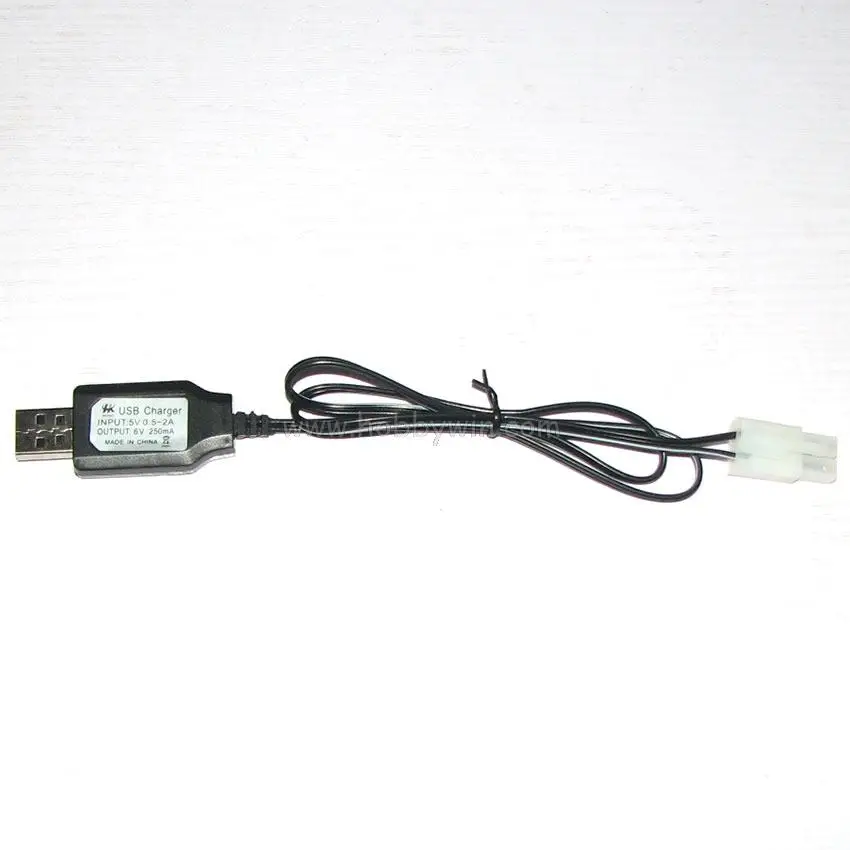 6V/250mA USB зарядное устройство большая штепсельная вилка tamiya с зарядной лампой