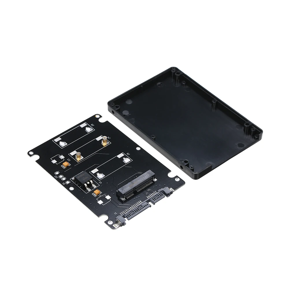 MSATA-SATA SSD корпус mSATA на 2,5 SATA адаптер твердотельные накопители SSD жесткий диск конвертер на SATA 3,0 карта с Чехол