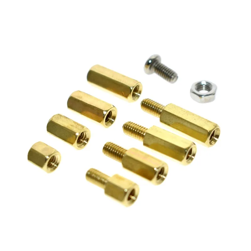 WAVGAT M3 5/8/10/12 мм PCB Hex мужской женский нитки Латунь Spacer противостояния/винт/гайка Ассортимент Набор Наборы с Пластик сумка