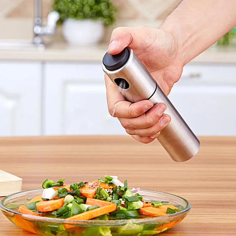

Glass Olive Oil Sprayer Oil Spray Empty Bottle Vinegar Bottle Oil Dispenser for Cooking Salad BBQ Kitchen Baking