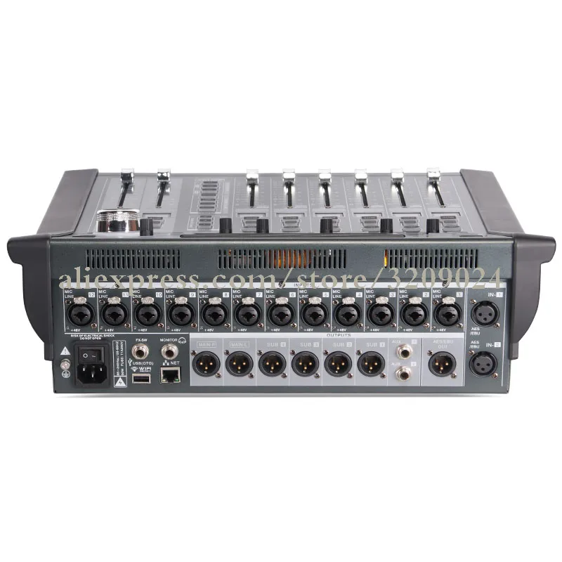 Pro DJ 16 канальный многофункциональный цифровой сенсорный экран микшер контроллер с Bluetooth USB 48 В фантомное питание Аудио Смешивание звука