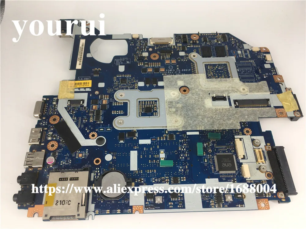 Для acer Aspire 5750 5750g 5755g 5755 5350 NBRXK11001 NB. RXK11.001 LA-6901P материнская плата для ноутбука, протестированная материнская плата
